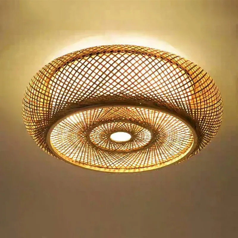 Japanese Bamboo Ceiling Light Chinese Style Hanging Ceiling Cover Lamps for Living Room Dining Room Lighting Home Decor Fixtures
Japanese Bamboo Ceiling Light Chinese Style Hanging Ceiling Cover Lamps for Living Room Dining Room Lighting Home Decor Fixtures