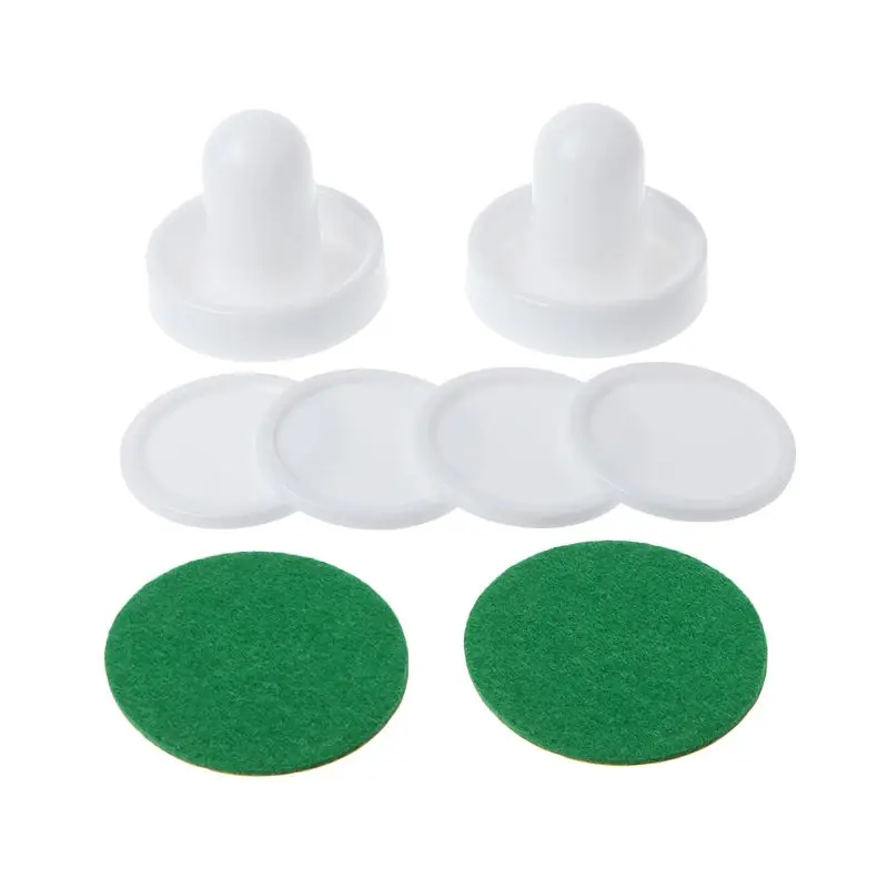 White Air Hockey Accessories 50mm Goalies & 60mm Puck Felt Pusher Mallet Adult Table Games Entertaining Toys
White Air Hockey Accessories 50mm Goalies & 60mm Puck Felt Pusher Mallet Adult Table Games Entertaining Toys
