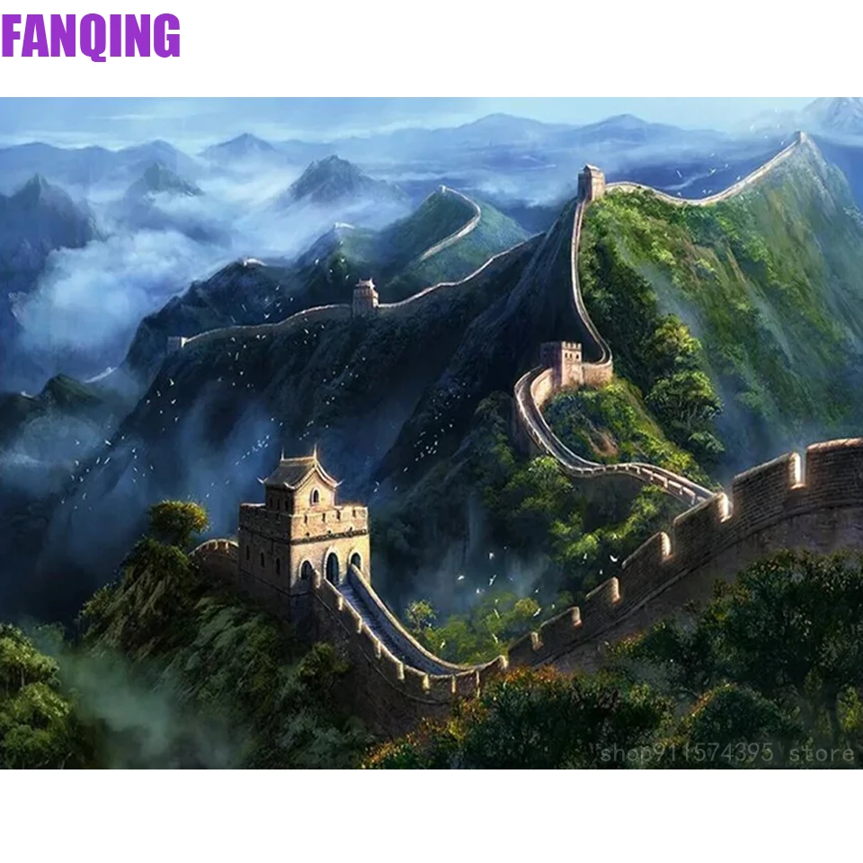 Full Square/Round Drill 5d Diy Diamond Painting China Great Wall Building,Landscape Picture Mosaic Rhinestone Embroidery Kit
Full Square/Round Drill 5d Diy Diamond Painting China Great Wall Building,Landscape Picture Mosaic Rhinestone Embroidery Kit