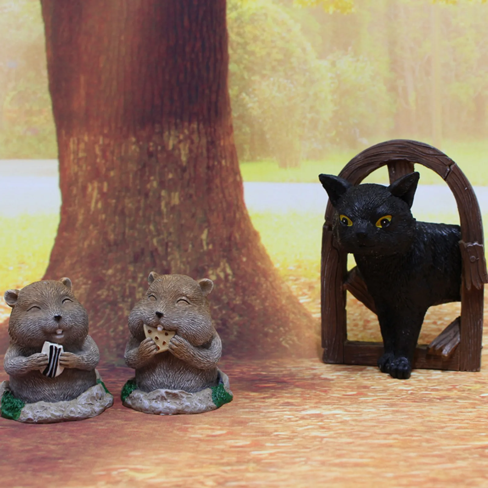 Pastoral Courtyard Cat And Gopher Simulation Animal Statue Resin Garden Decorative Ornament Capable
Pastoral Courtyard Cat And Gopher Simulation Animal Statue Resin Garden Decorative Ornament Capable