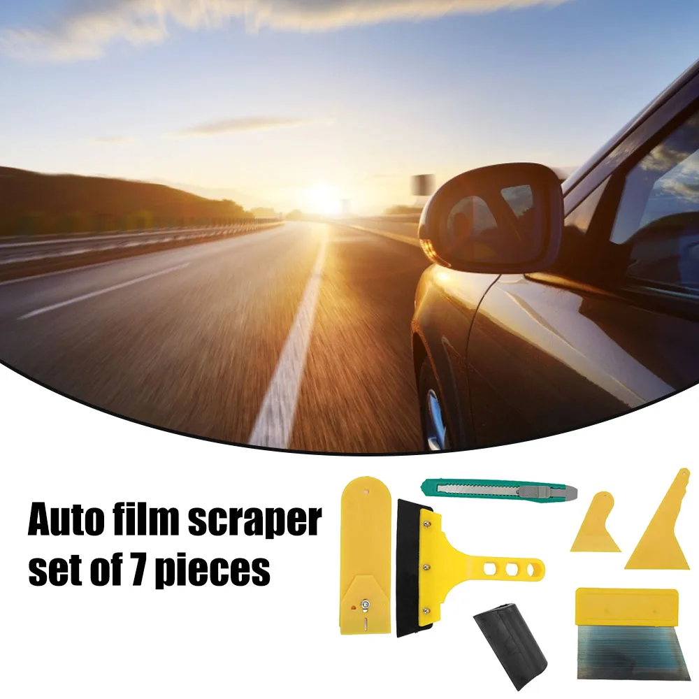 7 in 1 Car Window Tint Tools Kit Film Tinting Scraper Application Installation Practical Auto Fitting Tools Kit
7 in 1 Car Window Tint Tools Kit Film Tinting Scraper Application Installation Practical Auto Fitting Tools Kit