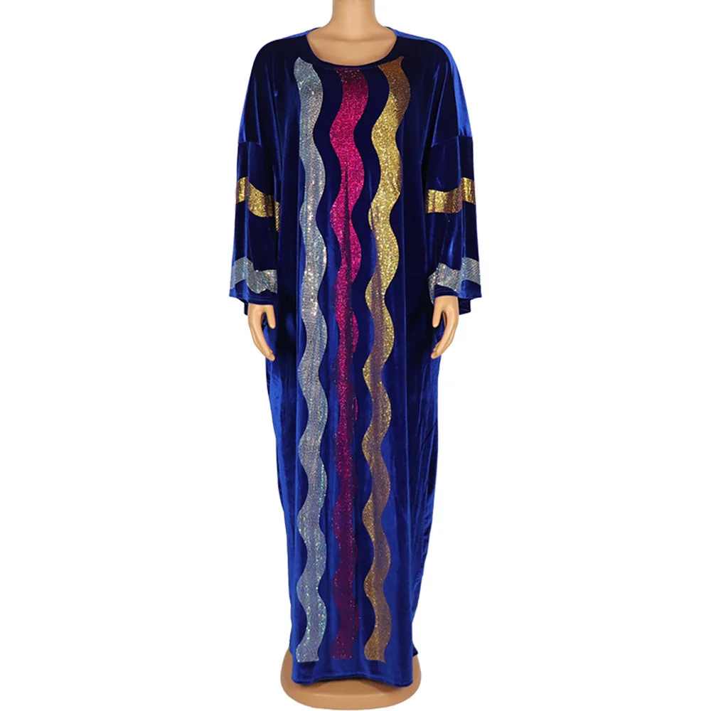 Velvet African Dresses For Women Spring Autumn Long Sleeve Africa Clothing Muslim Long Maxi Dress Fashion African Dress Abaya
Velvet African Dresses For Women Spring Autumn Long Sleeve Africa Clothing Muslim Long Maxi Dress Fashion African Dress Abaya