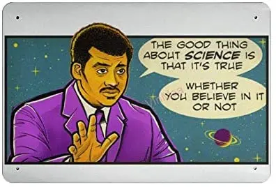 The Good Thing About Science is That True Novelty Parking Metal Tin Sign Plaque Poster Art Shabby Chic Gift Suitable 12x8 Inch
The Good Thing About Science is That True Novelty Parking Metal Tin Sign Plaque Poster Art Shabby Chic Gift Suitable 12x8 Inch