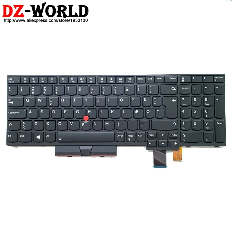 New Original Danish Backlit Keyboard for Lenovo Thinkpad T570 P51S T580 P52S Laptop Danmark Backlight Teclado 01ER591 01ER550
New Original Danish Backlit Keyboard for Lenovo Thinkpad T570 P51S T580 P52S Laptop Danmark Backlight Teclado 01ER591 01ER550