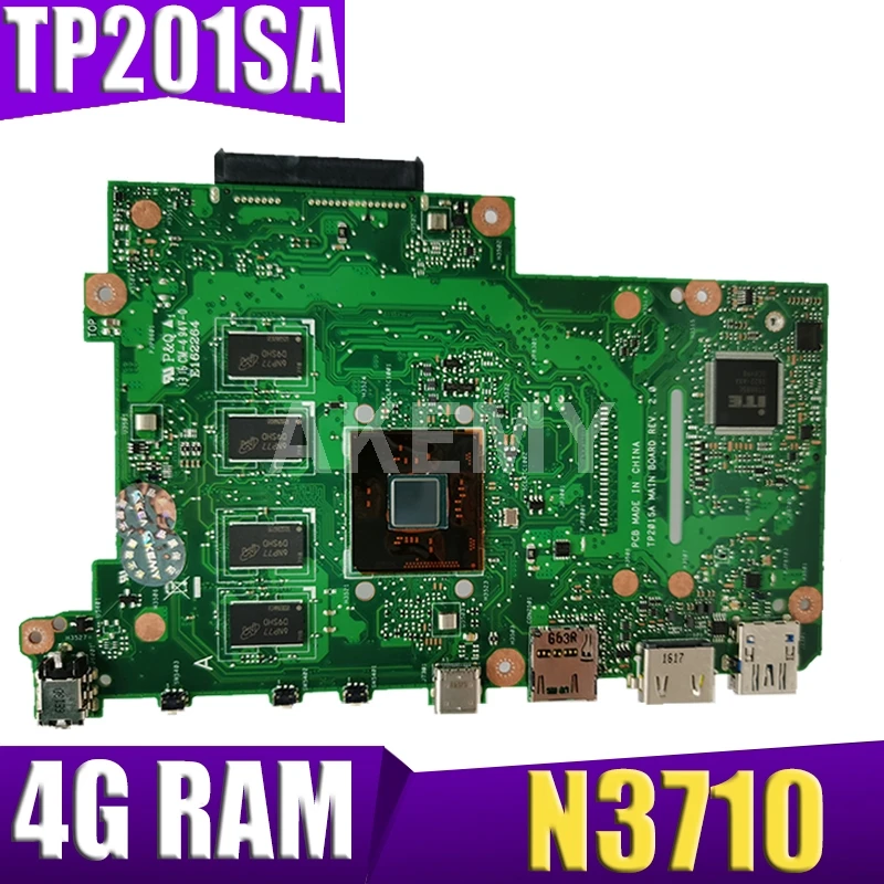Akemy New! TP201SA original mainboard for ASUS Flip VivoBook TP201 TP201S TP201SA Laptop motherboard w/ N3710 CPU 4GB RAM
Akemy New! TP201SA original mainboard for ASUS Flip VivoBook TP201 TP201S TP201SA Laptop motherboard w/ N3710 CPU 4GB RAM