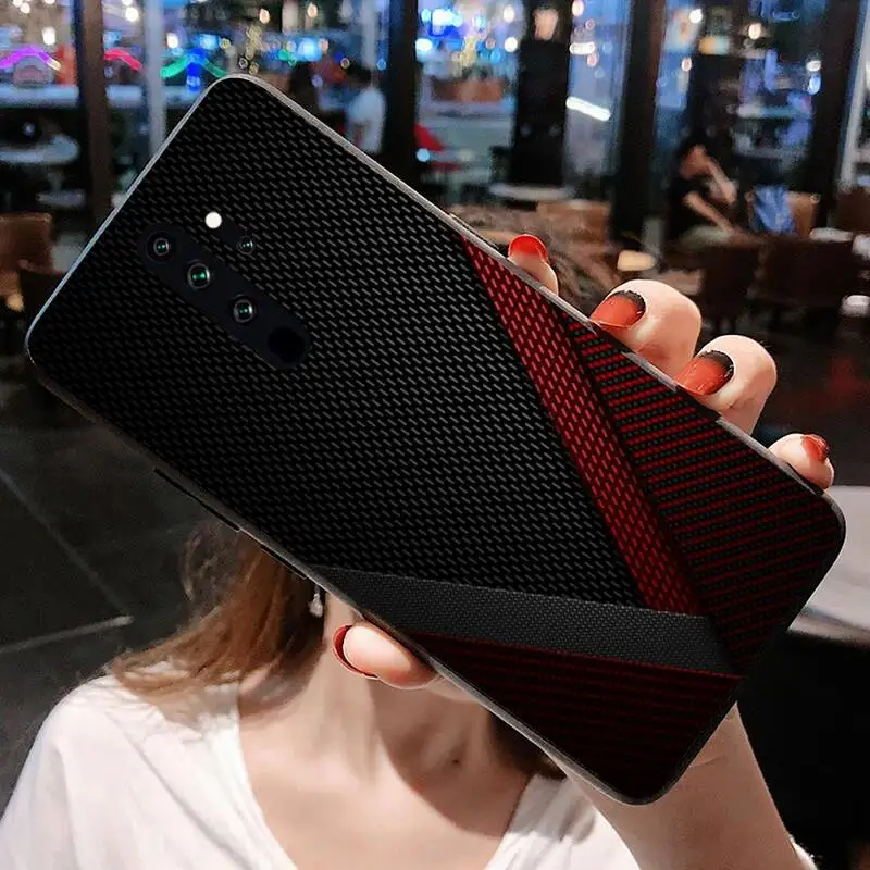 CUTEWANAN автомобильное углеродное волокно prin Bling Cute чехол для телефона Redmi Note 9 8 8T 8A 7 6