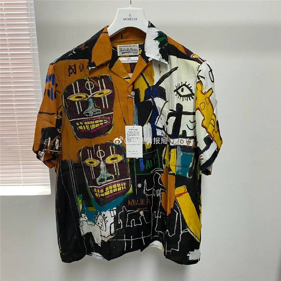 2021ss Graffiti WACKO MARIA Shirt Men Women 1:1 High Quality Hawaii Shirt Fashion Casual Top Tees mens fashion clothing trends
2021ss Graffiti WACKO MARIA Shirt Men Women 1:1 High Quality Hawaii Shirt Fashion Casual Top Tees mens fashion clothing trends