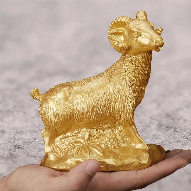 Golden sheep Statue Animal zodiac Sculpture Fengshui Resin Good Fortune prosperity goat Figurine Meditation Home Decor
Golden sheep Statue Animal zodiac Sculpture Fengshui Resin Good Fortune prosperity goat Figurine Meditation Home Decor