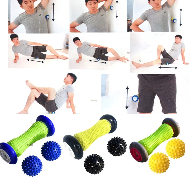 3pcs Spiky Hand Massage Ball Set Foot Back Roller Yoga Masage Balls For Deep Tissue Physiotherapy Ball Anti Stress Cone Ball
3pcs Spiky Hand Massage Ball Set Foot Back Roller Yoga Masage Balls For Deep Tissue Physiotherapy Ball Anti Stress Cone Ball