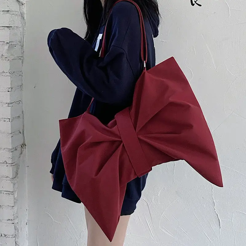 Casual Women Canvas Shoulder Bags Large Capacity Ladies Bowknot Crossbody Bags Portable Female Casual Tote Handbags 8030939
Casual Women Canvas Shoulder Bags Large Capacity Ladies Bowknot Crossbody Bags Portable Female Casual Tote Handbags 8030939
