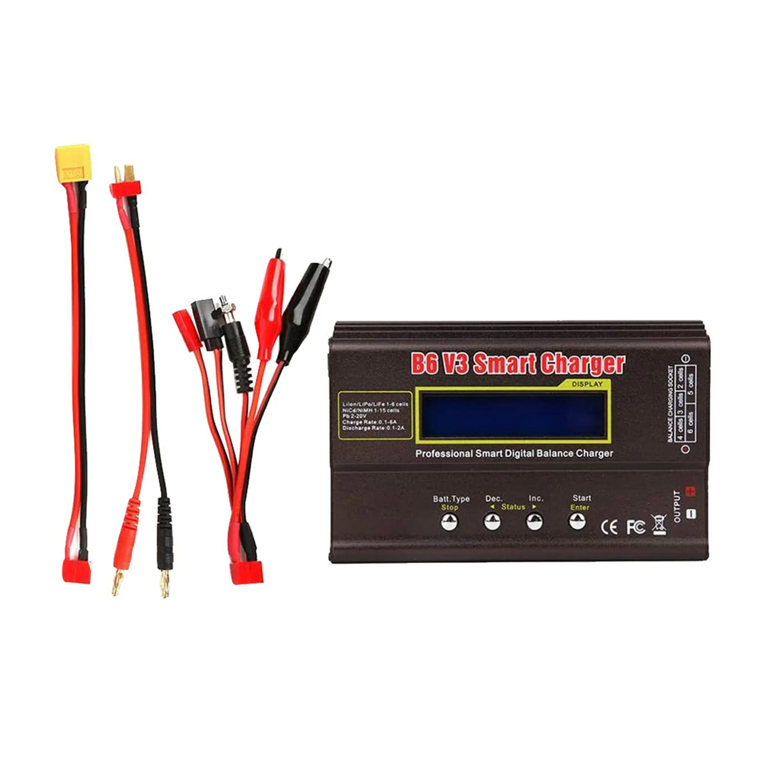 B6 V3 With Power Supply Portable 80W Discharger Multi Batteries Tools Tool Fast Smart Accessories LCD Display Balance Charger
B6 V3 With Power Supply Portable 80W Discharger Multi Batteries Tools Tool Fast Smart Accessories LCD Display Balance Charger