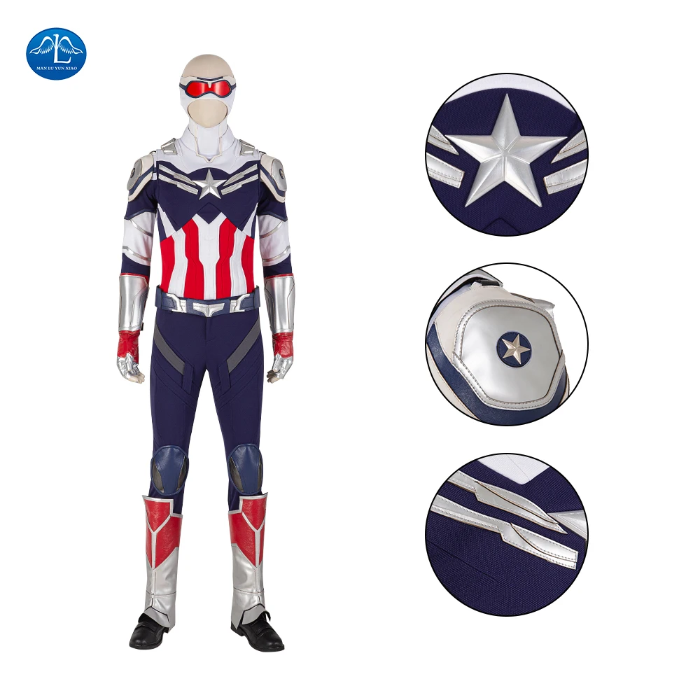 Костюм сокола и зимнего солдата, карнавальный костюм Джона Уокера, вечерние костюмы на Хэллоуин, топ и штаны, костюм для взрослых
Костюм сокола и зимнего солдата, карнавальный костюм Джона Уокера, вечерние костюмы на Хэллоуин, топ и штаны, костюм для взрослых