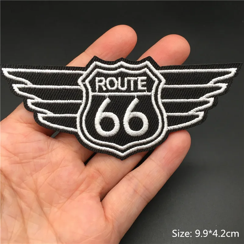 Route 66 Patch Size: 9.9x4.2cm Iron on Patch for Clothing Stripe Applique Sewing Clothes Sticker Diy Decoration Embroidery Badge
Route 66 Patch Size: 9.9x4.2cm Iron on Patch for Clothing Stripe Applique Sewing Clothes Sticker Diy Decoration Embroidery Badge