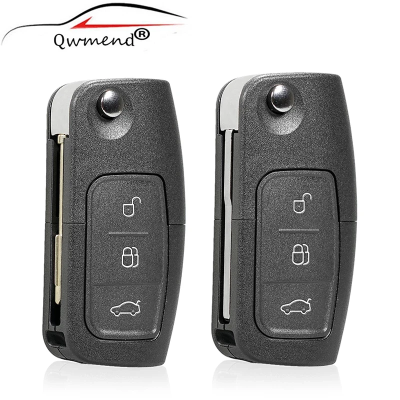QWMEND for Ford Car Key Shell 3 Buttons Remote Flip Key Case for Ford Focus Fiesta C-Max Ka Mondeo S-Max Ka Galaxy
QWMEND for Ford Car Key Shell 3 Buttons Remote Flip Key Case for Ford Focus Fiesta C-Max Ka Mondeo S-Max Ka Galaxy