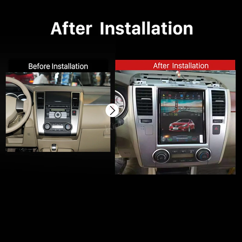 KiriNavi Vertical Screen Tesla Style 10.4" Android 10 Car Radio For Nissan Versa Tiida Latio Car Dvd Multimedia Player 4G 2004+
KiriNavi Vertical Screen Tesla Style 10.4" Android 10 Car Radio For Nissan Versa Tiida Latio Car Dvd Multimedia Player 4G 2004+