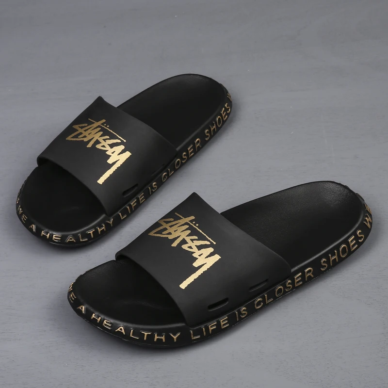 Slippers Men's Summer Shoes Outdoor Home Men Non-slip Breathable Casual For Indoor Slippers Loafers Brand Flat Wear-resistant
Slippers Men's Summer Shoes Outdoor Home Men Non-slip Breathable Casual For Indoor Slippers Loafers Brand Flat Wear-resistant