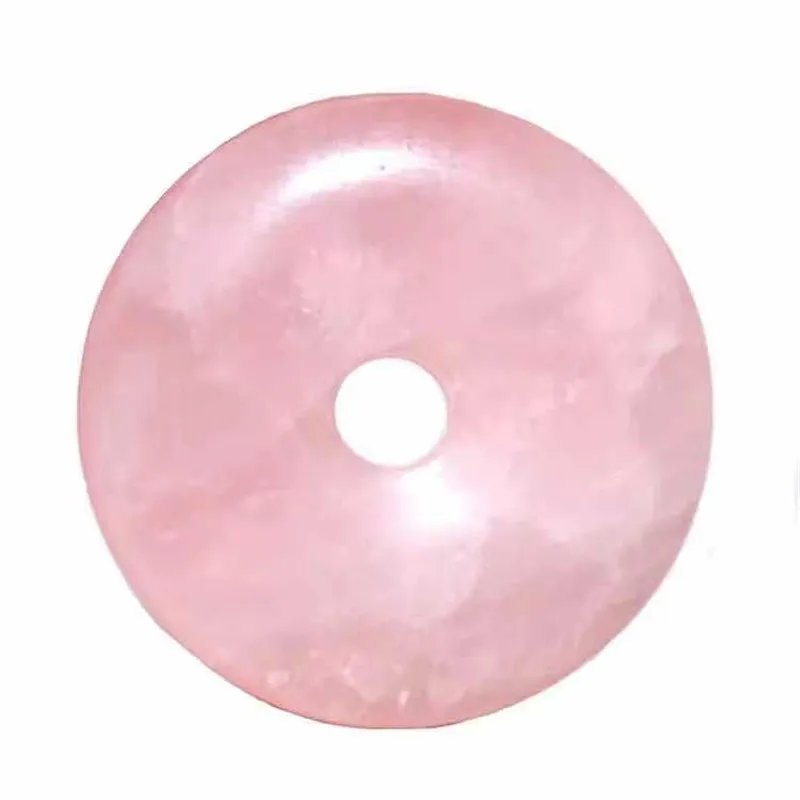 

MOKAGY 40 мм Пряжка на удачу ювелирные изделия натуральный резной розовый кварц кулон 1 шт.