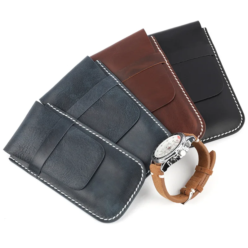 Retro Fashion Leather Watch Box Collection Protection Watch Bracelet Storage Bag Portable Travel Jewelry Case for Women Men
Retro Fashion Leather Watch Box Collection Protection Watch Bracelet Storage Bag Portable Travel Jewelry Case for Women Men