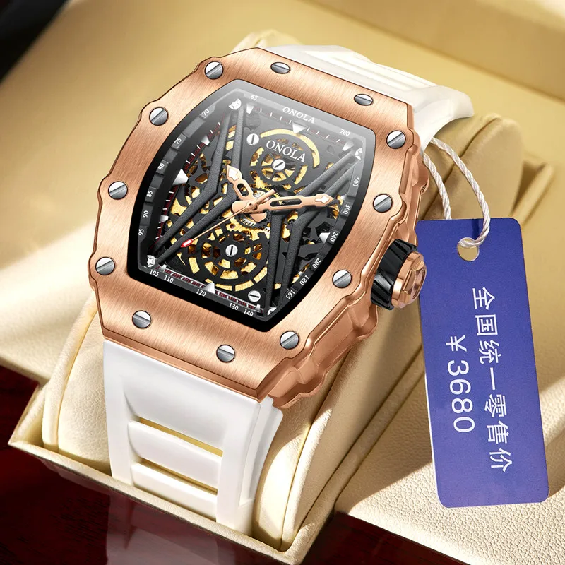 ONOLA Top Brand New Fashion Watch Casual Luxury Waterproof Square Mens Watches Skeleton Mechanic Automatic Watch Men
ONOLA Top Brand New Fashion Watch Casual Luxury Waterproof Square Mens Watches Skeleton Mechanic Automatic Watch Men