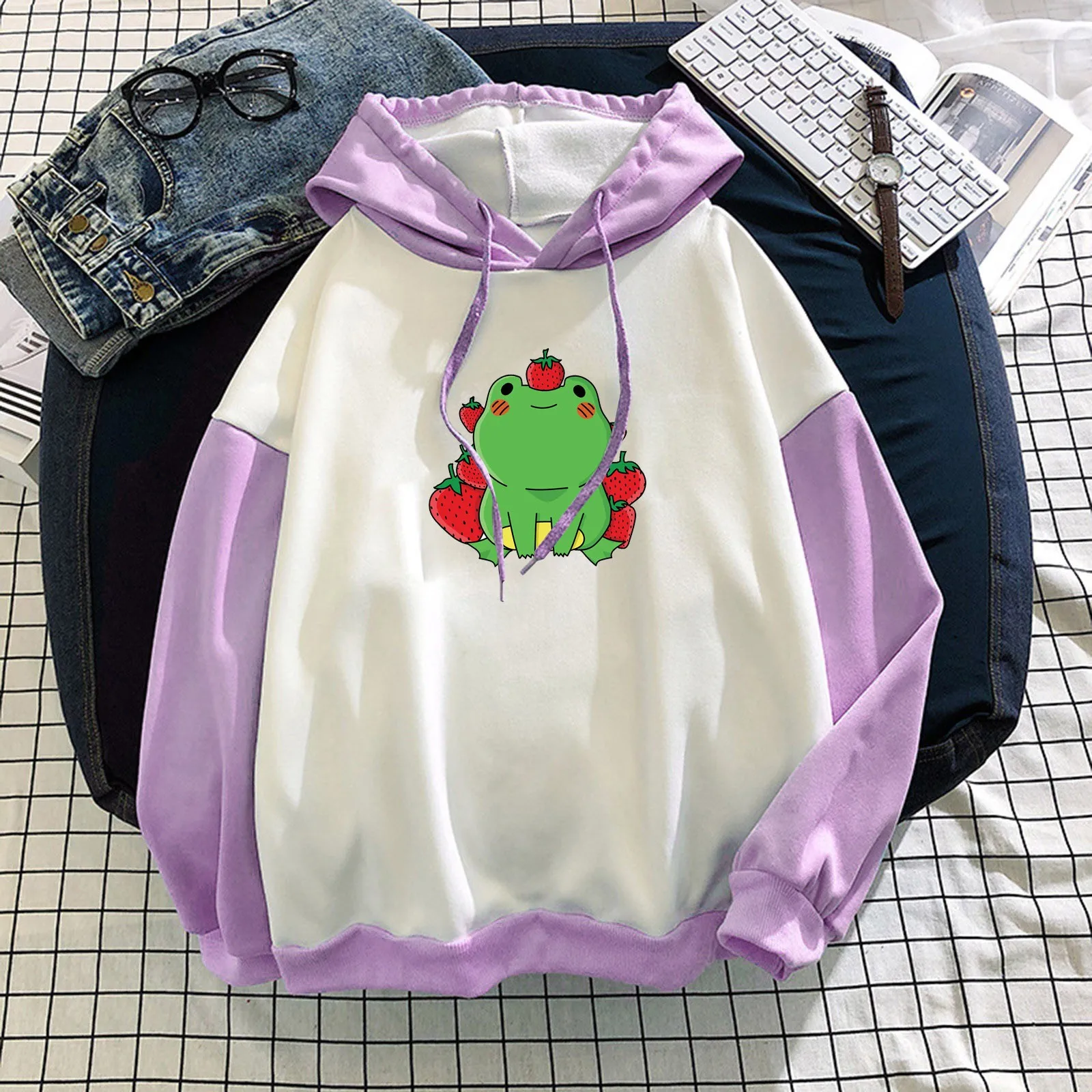 2021 Springtime Skateboard frog oversized Sweatshirt Women's Hoodies Harajuku Warm Pullover Womens Korean Style Hoodie толстовка
2021 Springtime Skateboard frog oversized Sweatshirt Women's Hoodies Harajuku Warm Pullover Womens Korean Style Hoodie толстовка