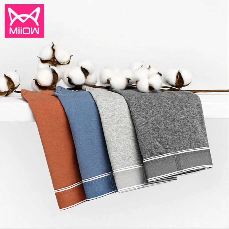 Brand MiiOW Men's Underwear Briefs Shorts Solid Color Cotton Sexy Underwear Graphene ice silk men underwear
Brand MiiOW Men's Underwear Briefs Shorts Solid Color Cotton Sexy Underwear Graphene ice silk men underwear