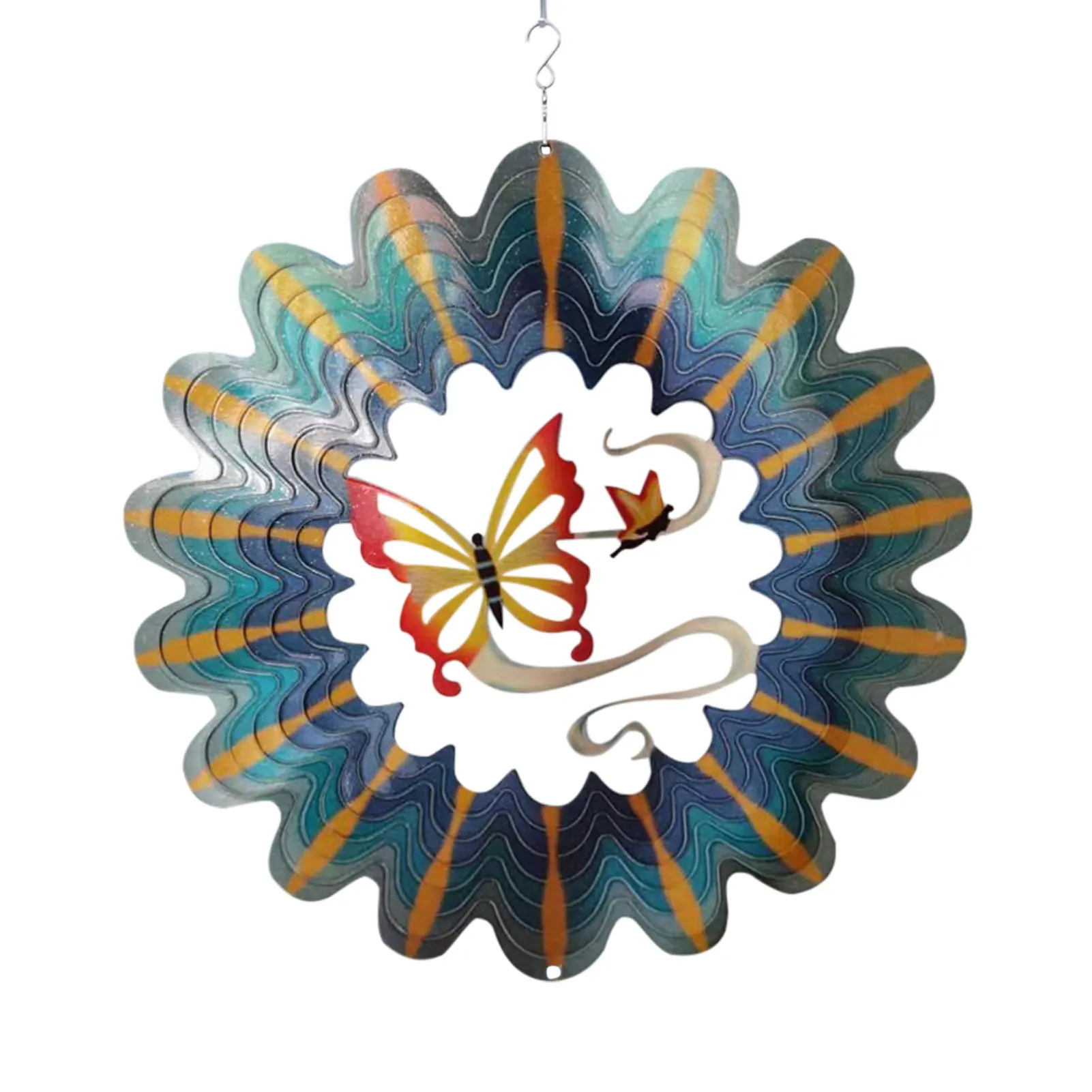 1 Pcs Durable 12 Inch Wind Spinner 3D Stainless Steel Indoor Outdoor Pendent For Garden Windows Decoration
1 Pcs Durable 12 Inch Wind Spinner 3D Stainless Steel Indoor Outdoor Pendent For Garden Windows Decoration