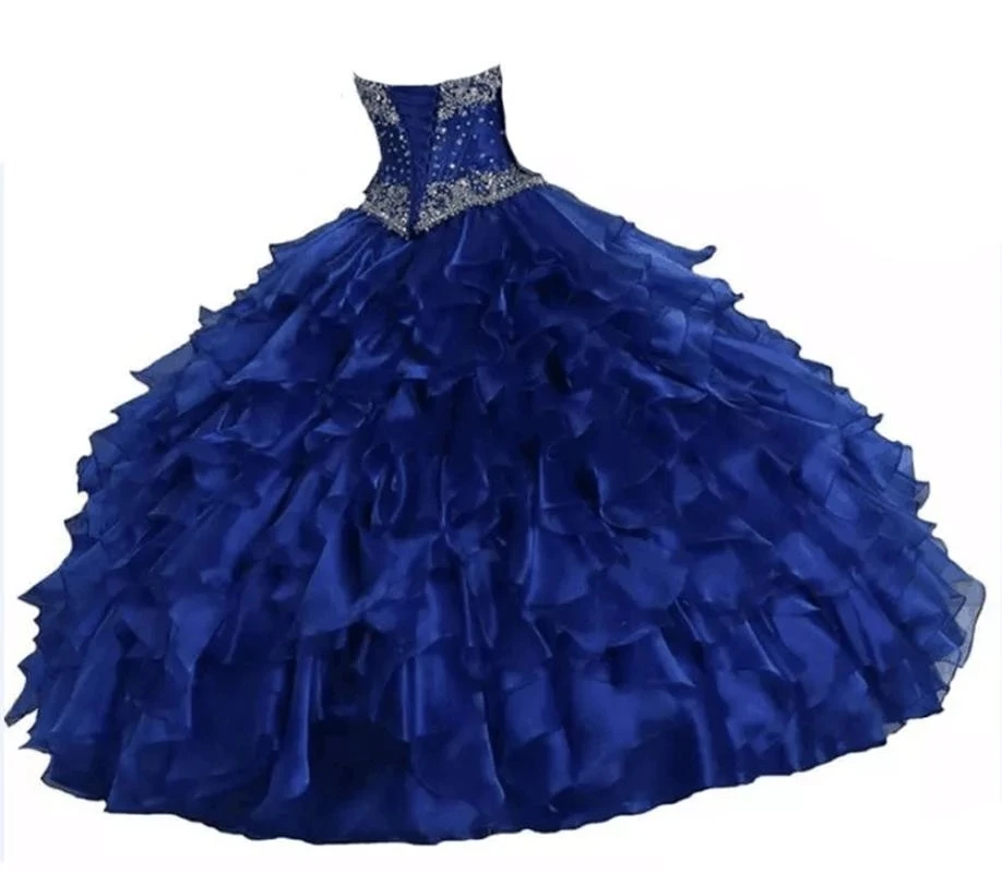 2021 Real as Image Sweetheart Ball Gown Quinceanera Dresses Glittering Crystals Beadings Ruffles Lace Up Sweet 16 Princess Dress
2021 Real as Image Sweetheart Ball Gown Quinceanera Dresses Glittering Crystals Beadings Ruffles Lace Up Sweet 16 Princess Dress