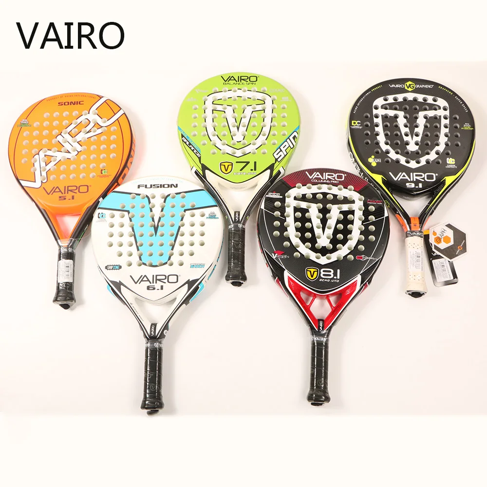 VAIRO Padel Porfessional Series Genetic Pro Carbon Racket Soft EVA Face Tennis Racket With Padel Racket Accessories
VAIRO Padel Porfessional Series Genetic Pro Carbon Racket Soft EVA Face Tennis Racket With Padel Racket Accessories