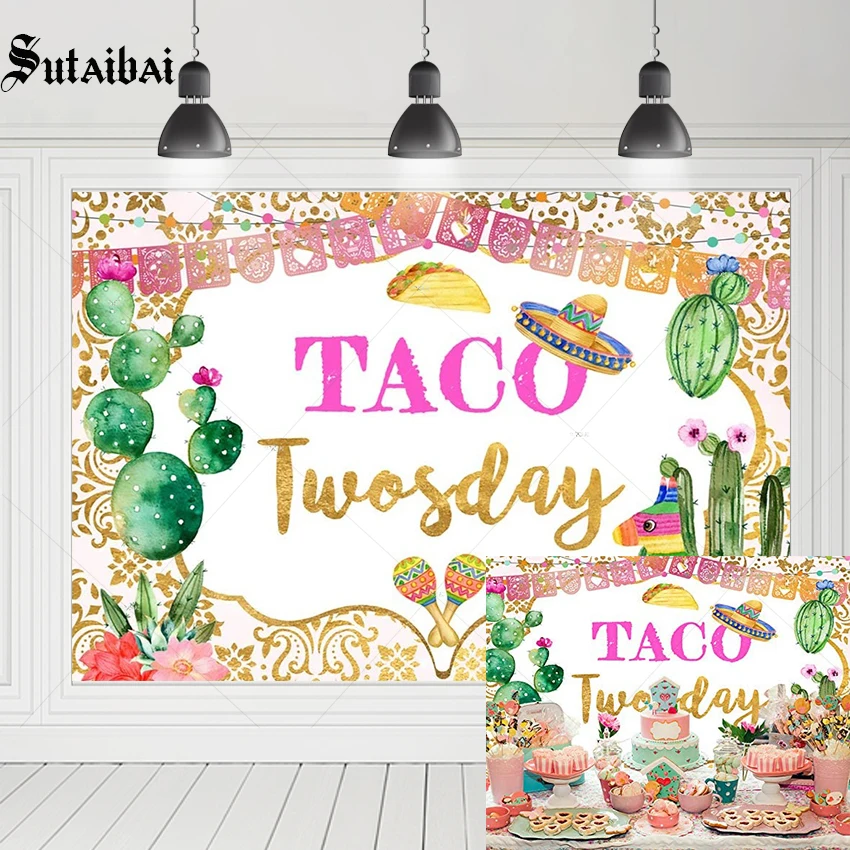 Taco Twosday Baby 2nd Birthday Backdrop Mexican Fiesta Theme Kids Birthday Party Photography Background Photo Shoot Backdrops
Taco Twosday Baby 2nd Birthday Backdrop Mexican Fiesta Theme Kids Birthday Party Photography Background Photo Shoot Backdrops