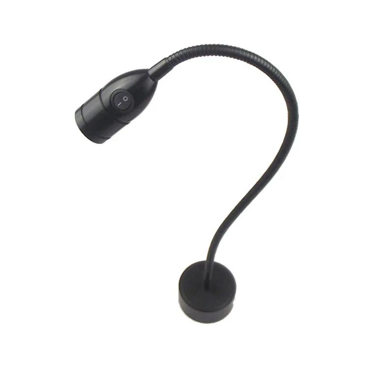 Black Flexible Hose 3W LED Modern Wall Lamp with Switch Led Lamp Bedside Reading Light Study Painting Wall Lighting WY50617 
Black Flexible Hose 3W LED Modern Wall Lamp with Switch Led Lamp Bedside Reading Light Study Painting Wall Lighting WY50617