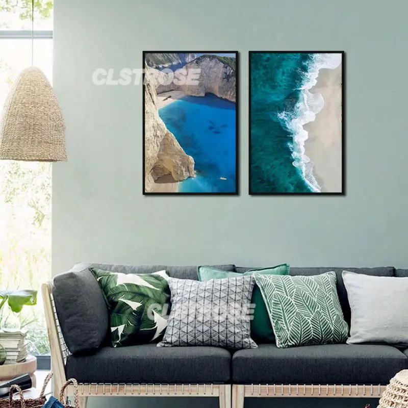 Landscape Painting Home Decoration Blue and Dark Green Ocean Wall Art Poster Hd Printing for Bedroom and Living Room Frameless
Landscape Painting Home Decoration Blue and Dark Green Ocean Wall Art Poster Hd Printing for Bedroom and Living Room Frameless
