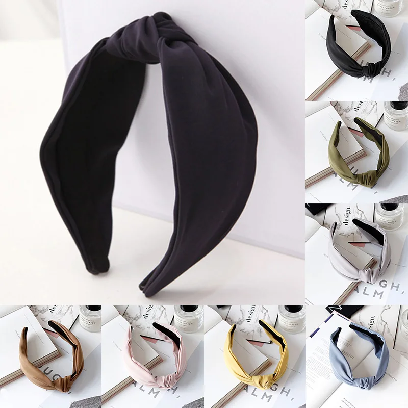2021 Wide Headband Cross Knot Head Hoop Solid Color Headdress Cloth Bow Hair Bands Bezel Women Headdress Fabric Hair Accesories
2021 Wide Headband Cross Knot Head Hoop Solid Color Headdress Cloth Bow Hair Bands Bezel Women Headdress Fabric Hair Accesories