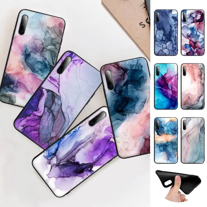 Watercolor Marble Pattern Black Rubber Phone Case Cover For Huawei Y6 Y7 Y9 Prime 2019 Y9s Mate 10 20 40 Pro Lite Nova 5t
Watercolor Marble Pattern Black Rubber Phone Case Cover For Huawei Y6 Y7 Y9 Prime 2019 Y9s Mate 10 20 40 Pro Lite Nova 5t