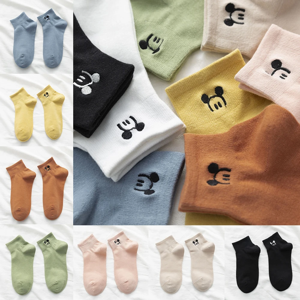 8 Pairs Disney Cartoon Women Girls Socks Mickey Mouse Soft Breathable Summer Cotton Boat Short Socks Gift
8 Pairs Disney Cartoon Women Girls Socks Mickey Mouse Soft Breathable Summer Cotton Boat Short Socks Gift