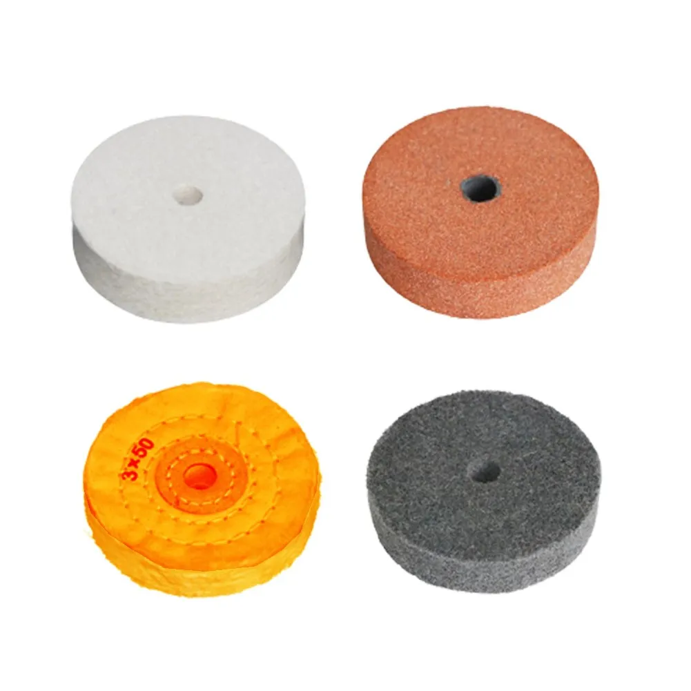 75mm 3'' Bench Grinder Grinding Wheel Ceramic Nylon Felt Polishing Wheels For Metal Marble Stone Polishing Abrasive Rotary Tools
75mm 3'' Bench Grinder Grinding Wheel Ceramic Nylon Felt Polishing Wheels For Metal Marble Stone Polishing Abrasive Rotary Tools