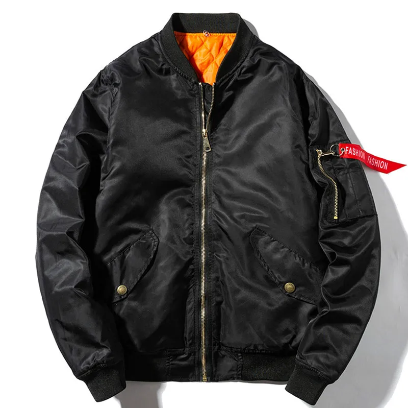 Winter Bomber Pilot Jacket Men Women Solid Hip Hop Hooded Baseball Jacket Fashion Youth Windbreaker Streetwear White Black Blue
Winter Bomber Pilot Jacket Men Women Solid Hip Hop Hooded Baseball Jacket Fashion Youth Windbreaker Streetwear White Black Blue