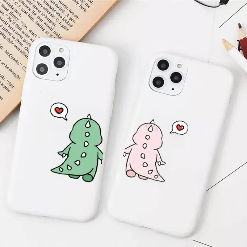 Cute Cartoon animal Dinosaur Couple Phone Case for iphone 13 12 11 Pro Max X XS Max XR Color Soft Cover for iphone 7 8 6 6S Plus
Cute Cartoon animal Dinosaur Couple Phone Case for iphone 13 12 11 Pro Max X XS Max XR Color Soft Cover for iphone 7 8 6 6S Plus