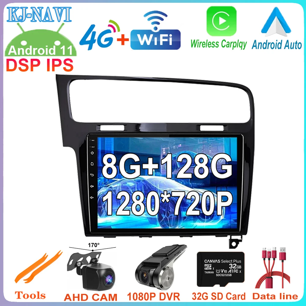 Автомобильный радиоприемник на Android 11 4G Lte с GPS-навигацией для VW Volkswagen Golf 7 2012-2020, беспроводной, для Carplay, видео, стерео, мультимедиа, без DVD
Автомобильный радиоприемник на Android 11 4G Lte с GPS-навигацией для VW Volkswagen Golf 7 2012-2020, беспроводной, для Carplay, видео, стерео, мультимедиа, без DVD