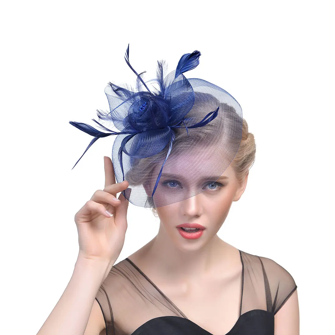 Retro feather headdress net yarn small top hat headdress banquet party bridal hair accessories ROM80303
Retro feather headdress net yarn small top hat headdress banquet party bridal hair accessories ROM80303