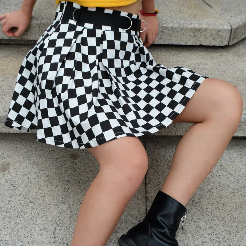 2020 Spring Hot Selling Black and White Plaid Printed Skirt European and American-Style Slim Fit Skirt Pleated Skirt
2020 Spring Hot Selling Black and White Plaid Printed Skirt European and American-Style Slim Fit Skirt Pleated Skirt
