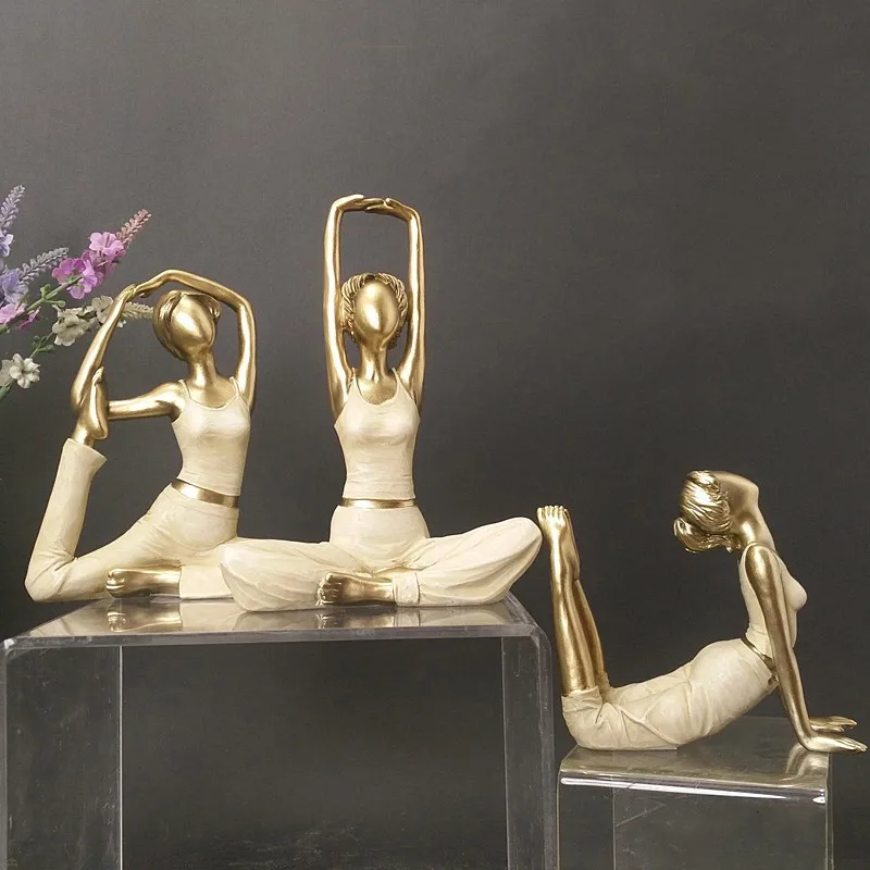 3PCS/SET CREATIVE YOGA POSTURE FIGURINE SIMPLE MODERN RESIN SCULPTURE YOGA BEAUTY GIRLS CRAFTS HOME DECORATION WEDDING GIFTS
3PCS/SET CREATIVE YOGA POSTURE FIGURINE SIMPLE MODERN RESIN SCULPTURE YOGA BEAUTY GIRLS CRAFTS HOME DECORATION WEDDING GIFTS