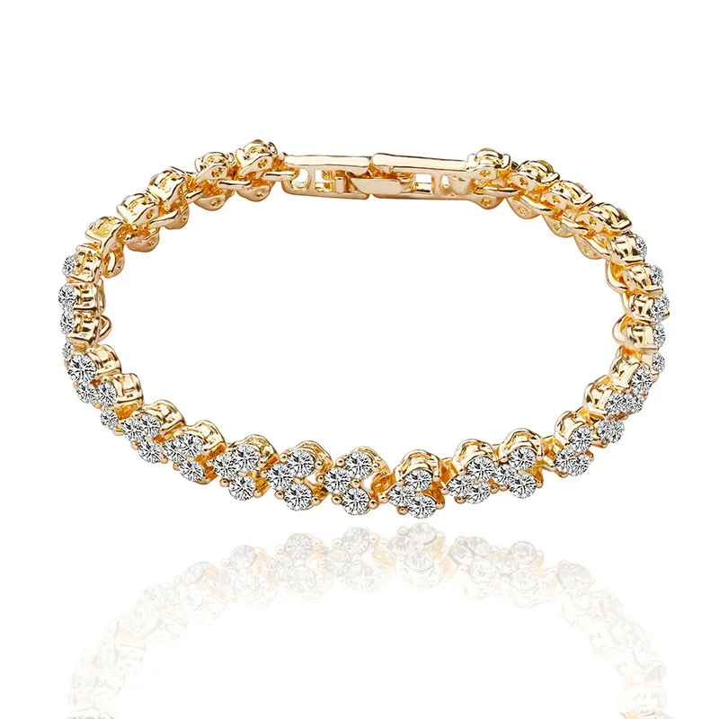 Ice River Women Metal Elegant Bracelet Charm Lady AAA Cubic Zirconia Beads DIY Bracelets Fashion Jewelry Gifts 1PCS
Ice River Women Metal Elegant Bracelet Charm Lady AAA Cubic Zirconia Beads DIY Bracelets Fashion Jewelry Gifts 1PCS