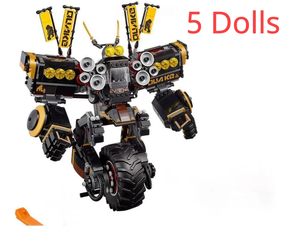 Movie Quake Mech Compatible 70632 Block Set Creative Building toys for children
Movie Quake Mech Compatible 70632 Block Set Creative Building toys for children