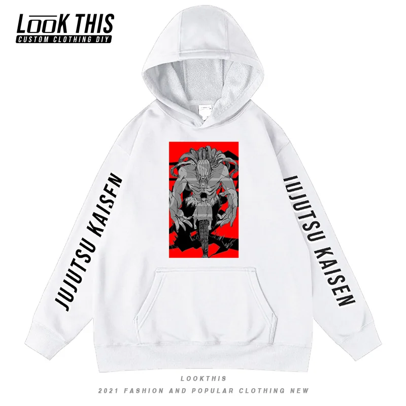 Jujutsu Kaisen Anime Men's Oversized Hoodie Harajuku Printing Unisex Hoodies Long Sleeve Sweatshirts Loose Manga Style Tops
Jujutsu Kaisen Anime Men's Oversized Hoodie Harajuku Printing Unisex Hoodies Long Sleeve Sweatshirts Loose Manga Style Tops
