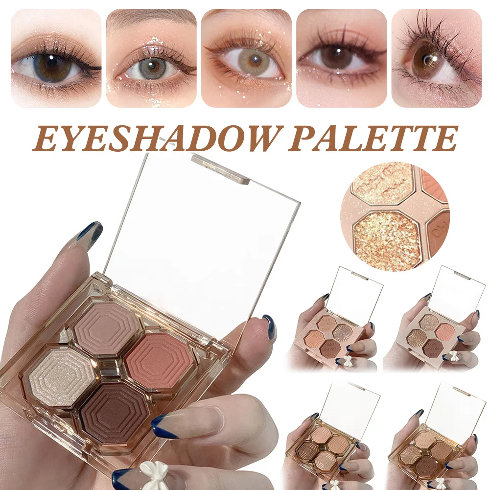 4 Colors Eyeshadow Palette Waterproof Long Wearing Eye Makeup Shimmer Matte Pigmented Eye Shadow Makeup Cosmetics Makeup sets
4 Colors Eyeshadow Palette Waterproof Long Wearing Eye Makeup Shimmer Matte Pigmented Eye Shadow Makeup Cosmetics Makeup sets