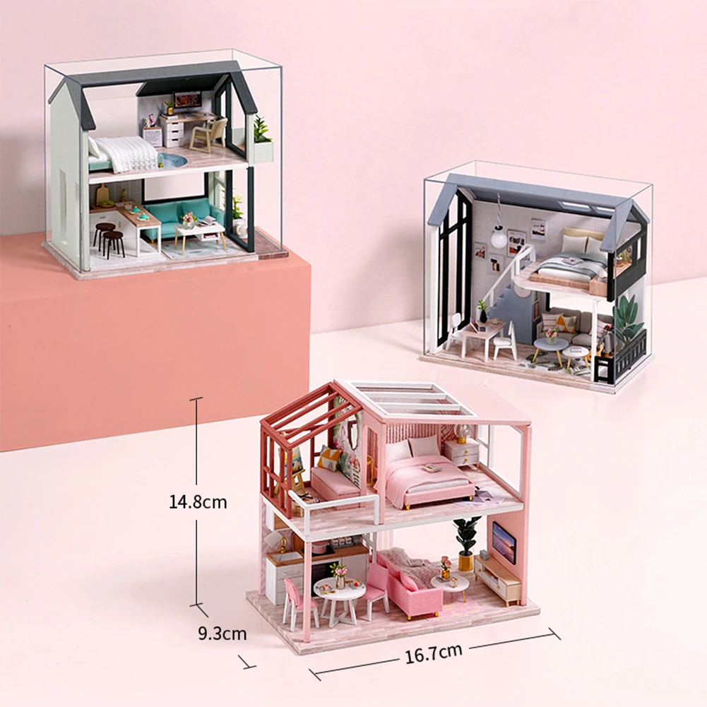 DIY Miniature Doll House Dust Proof LED Building Model Educational Kids Educational Toys for Children Gifts
DIY Miniature Doll House Dust Proof LED Building Model Educational Kids Educational Toys for Children Gifts