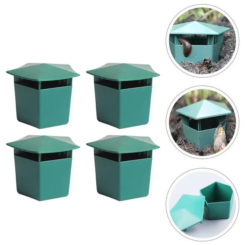 4 Pcs Plastic Snail Traps Garden Snail Trapping Tools Practical Snail Killer Snail Cage Insect Trap Garden Reptile Trap
4 Pcs Plastic Snail Traps Garden Snail Trapping Tools Practical Snail Killer Snail Cage Insect Trap Garden Reptile Trap