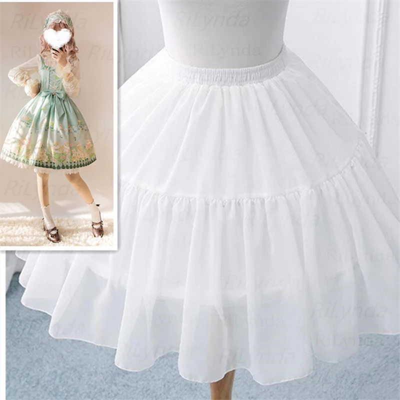 Ball Gown Underskirt Short Dress Cosplay Petticoat Chiffon Tow Bones Lolita Petticoat Ballet Rockabilly Crinoline
Ball Gown Underskirt Short Dress Cosplay Petticoat Chiffon Tow Bones Lolita Petticoat Ballet Rockabilly Crinoline