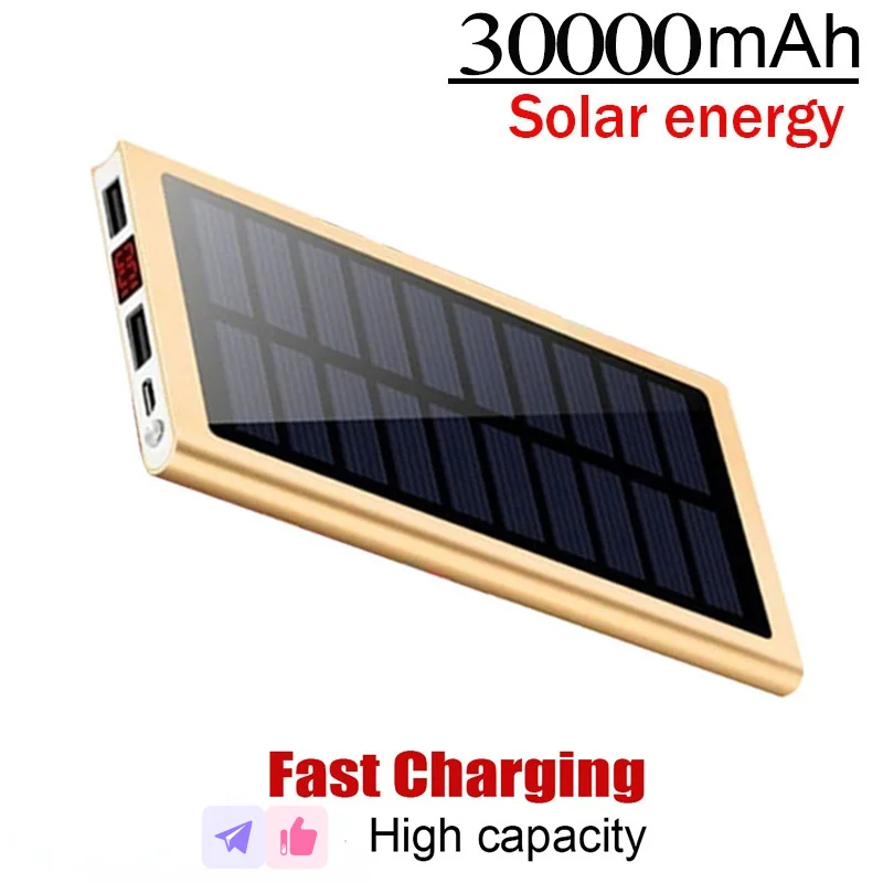 30000mAh Solar Power Bank Fast Charger powerbank With 2USB Digital Display Outdoor External Battery For Xiaomi Iphone Samsung
30000mAh Solar Power Bank Fast Charger powerbank With 2USB Digital Display Outdoor External Battery For Xiaomi Iphone Samsung