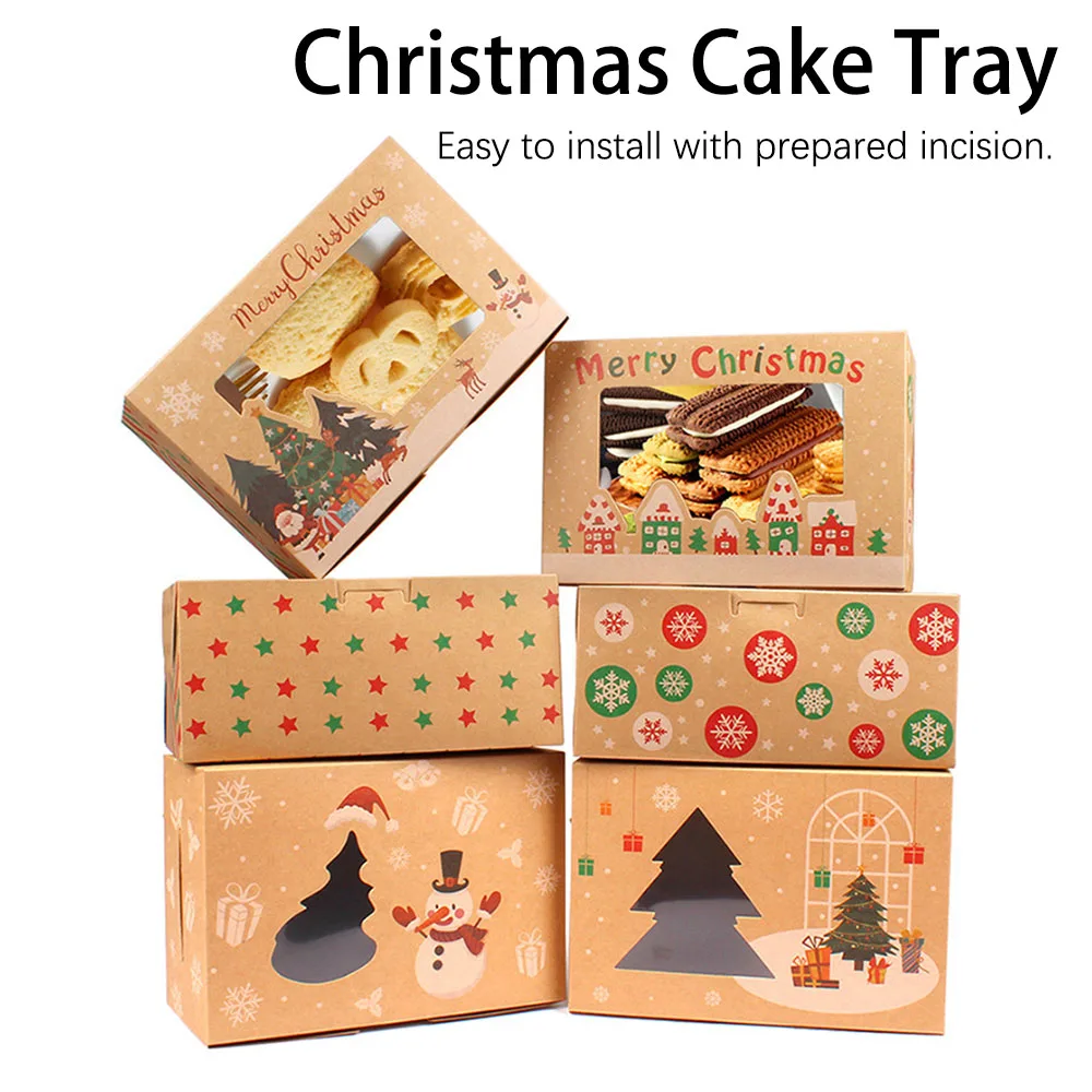12Pcs Christmas Cookie Box Kraft Paper Candy Gift Boxes Bags Food Packaging Box Christmas Party Kids Gift New Year Navidad 2022
12Pcs Christmas Cookie Box Kraft Paper Candy Gift Boxes Bags Food Packaging Box Christmas Party Kids Gift New Year Navidad 2022